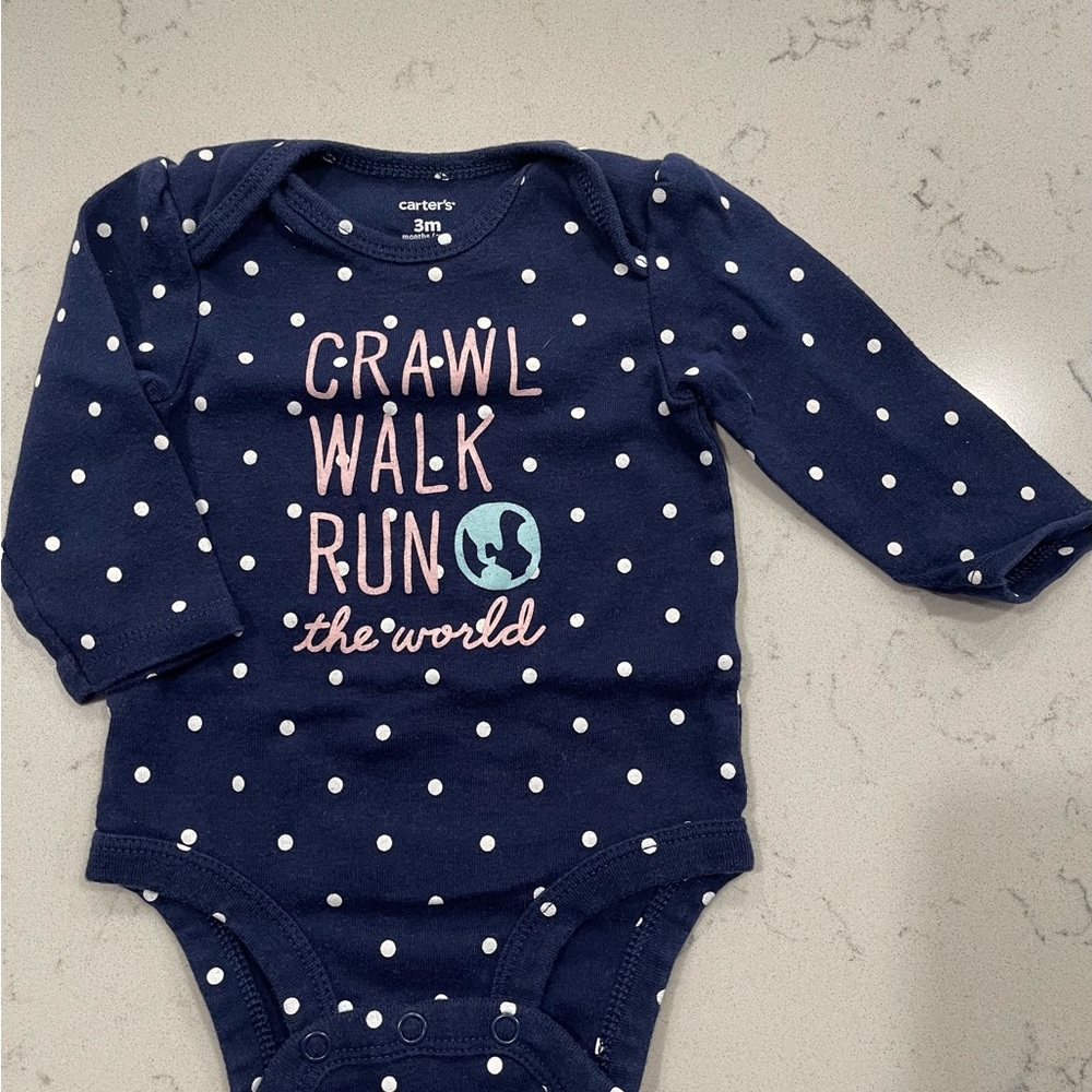 Carter’s Long sleeves Onesies 0-3M - Picture 13 of 16